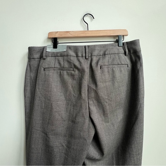 NWT Talbots Newport Houndstooth Trouser Pants Wool 16 Academia Professional - Picture 6 of 15